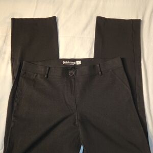Betabrand Womens Black Chino Pants Large